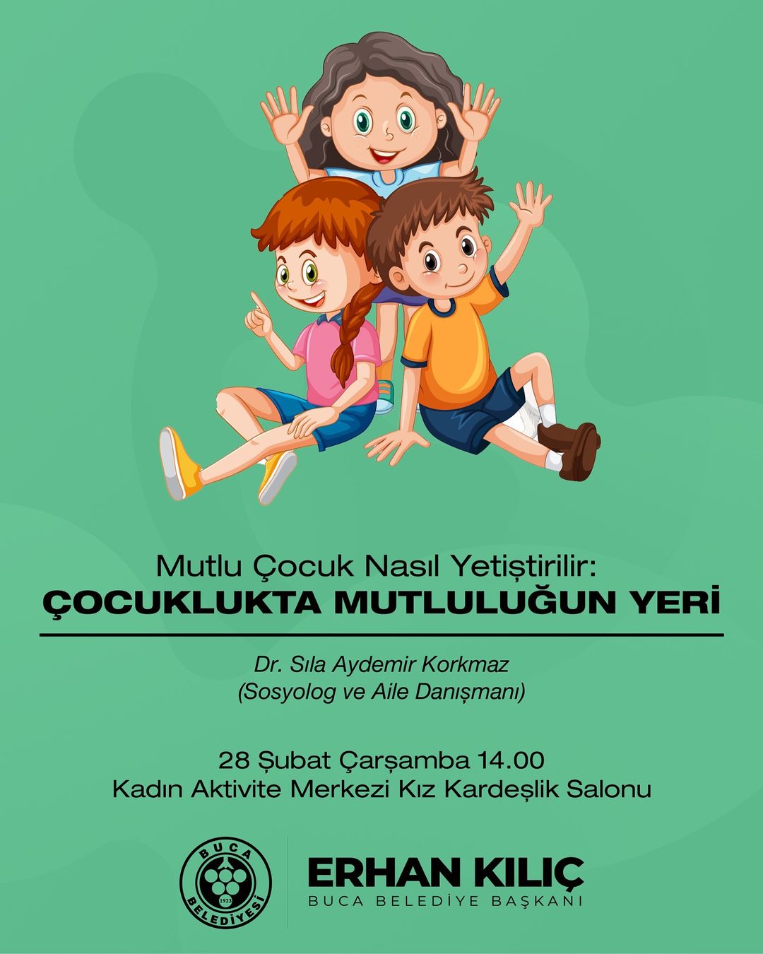 İzmir Büyükşehir Belediyesi'nden Mutlu Çocuk Yetiştirme Semineri