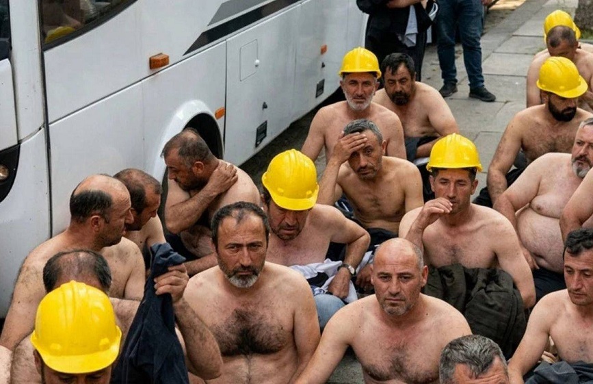 Açlık Grevindeki Maden İşçisine CHP Aliağa’dan Destek