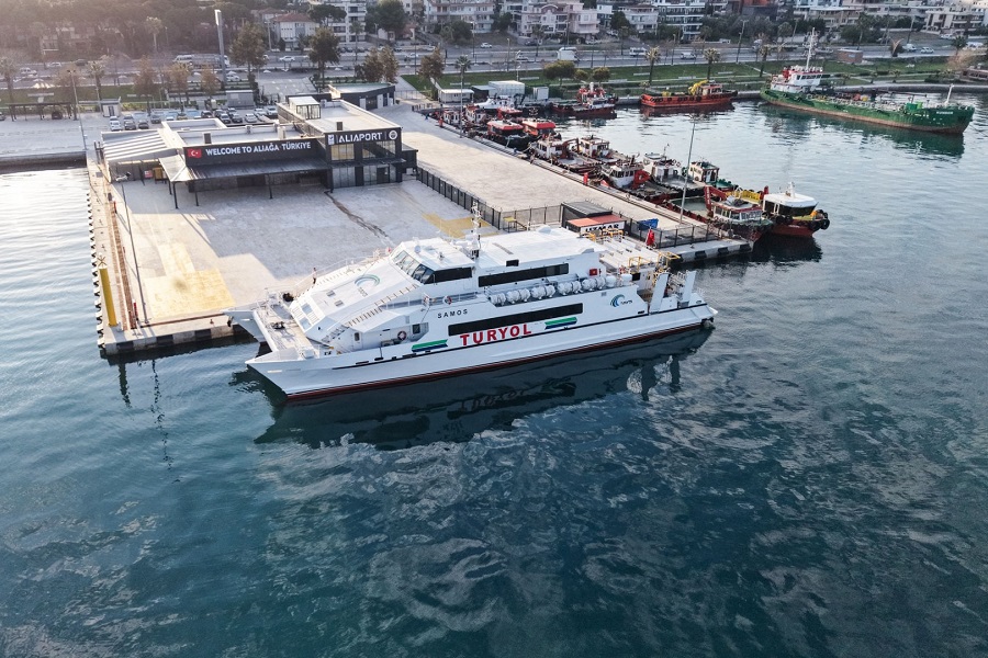 Aliaport Düzenli Midilli Seferlerine Başladı