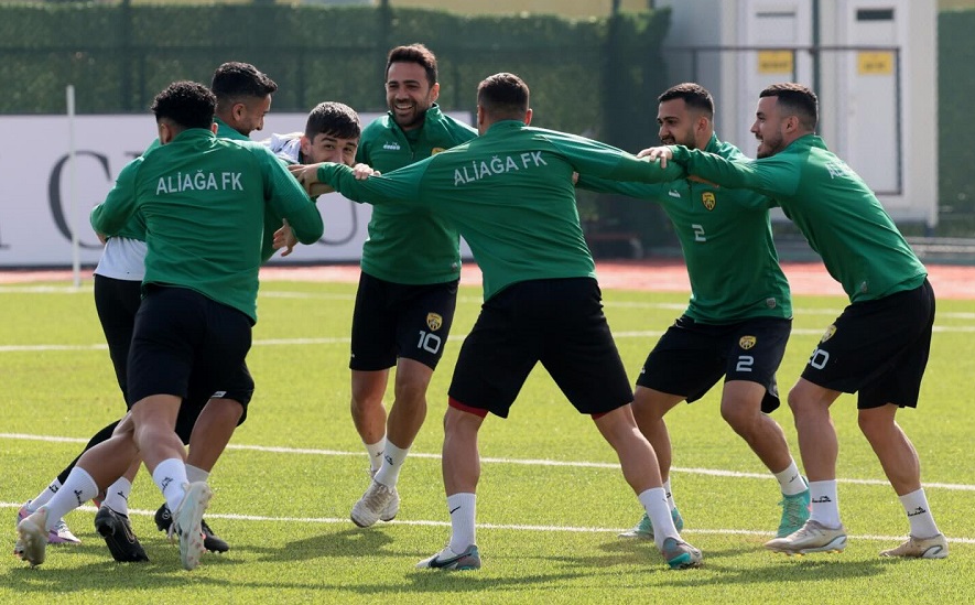 Aliağaspor FK, deplasman maçı hazırlıklarını devam ediyor