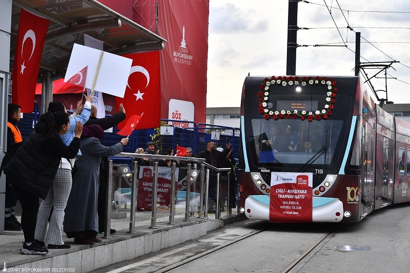 İzmir’de raylı sisteme 40 milyar lirayı aşan yatırım