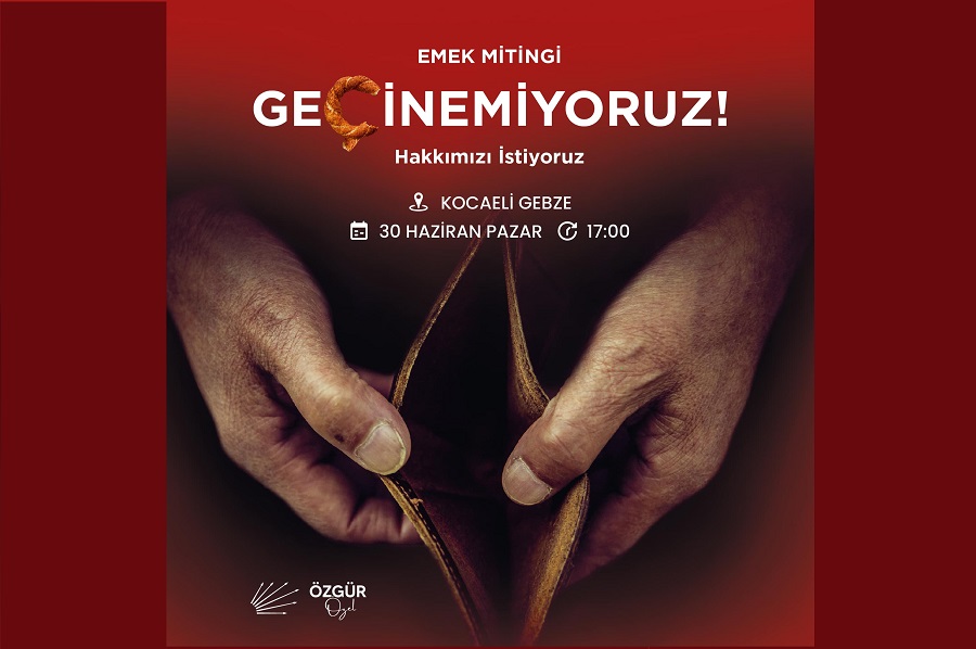 GEÇİNEMİYORUZ Mitingine Ücretsiz Otobüs Kalkacak