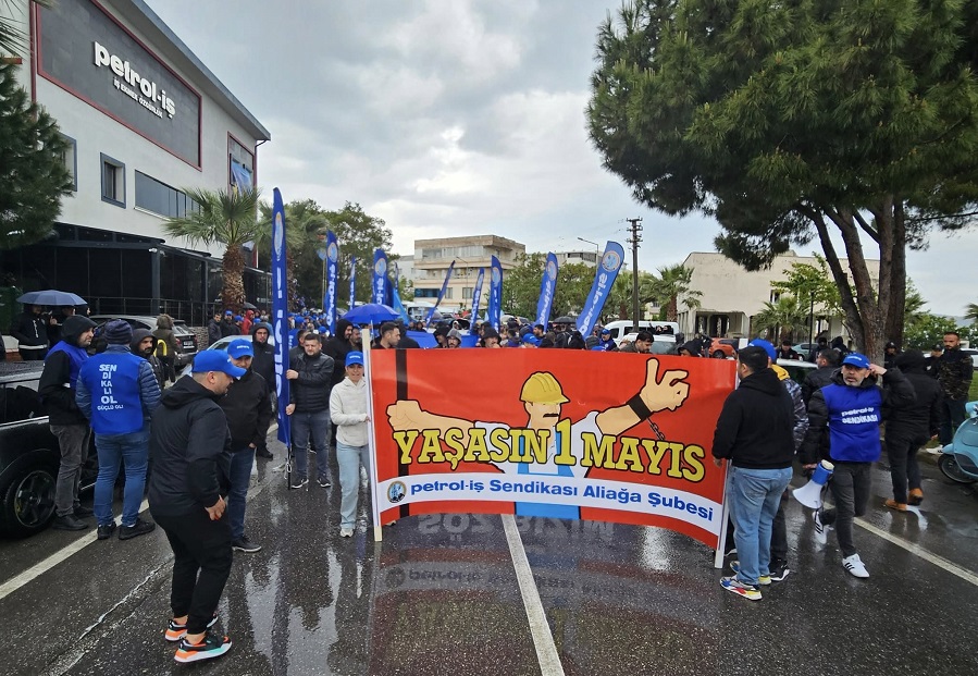 ALİAĞA EMEKÇİSİ, 1 MAYIS BAYRAMINI KUTLADI
