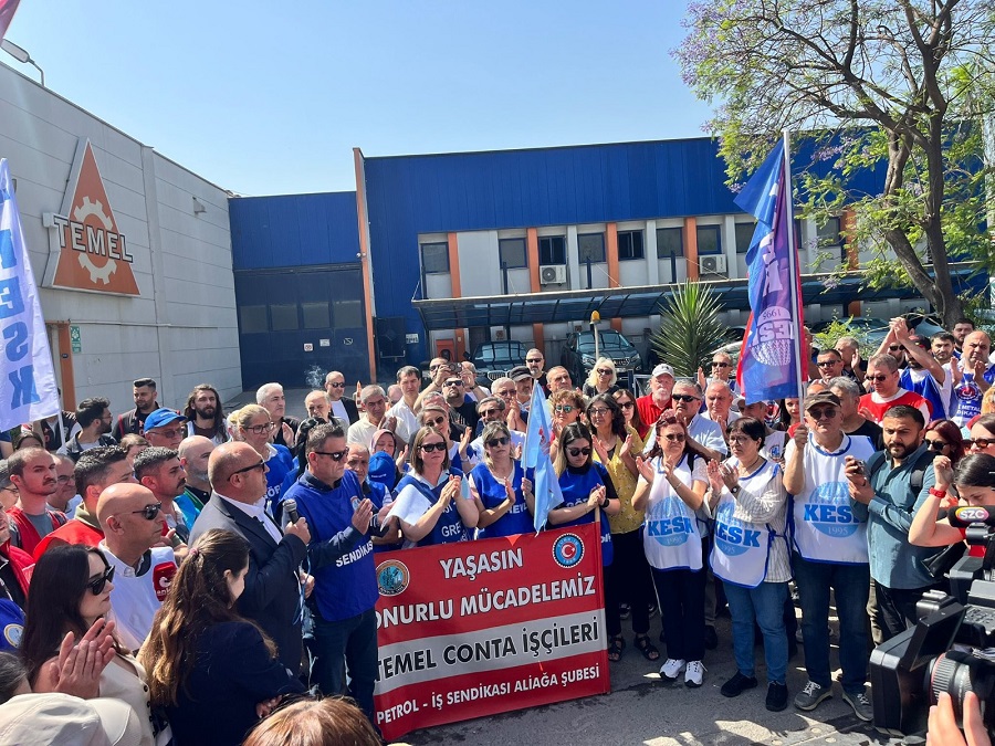 TEMEL CONTA GREVİMİZ AYNI KARARLILIKLA SÜRECEKTİR, YAŞASIN ONURLU MÜCADELEMİZ