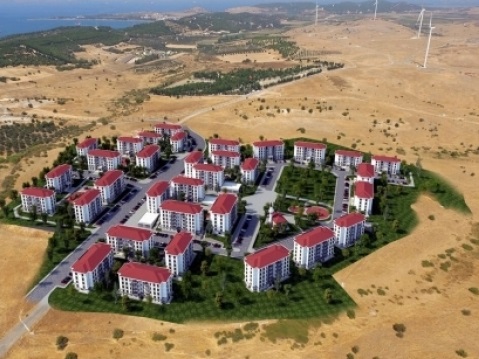 Aliağa'da yapımı devam TOKİ 2. Etap Konutları'nda sona doğru