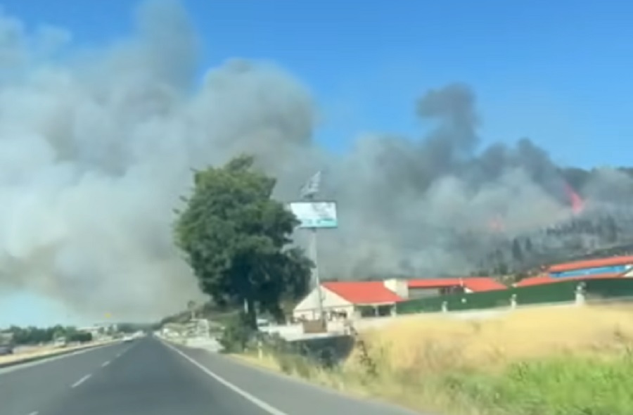 Bu sabahta Aliağa ile Çaltılılıdere arasında orman yangını çıktı