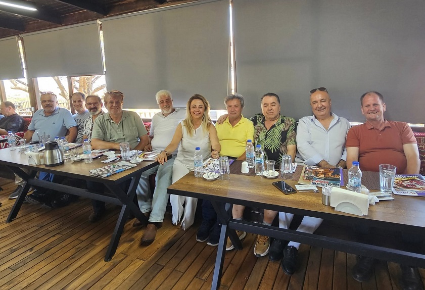 İzmir Gazeteciler Cemiyeti, Aliağa'da Meslektaşlarıyla Buluştu