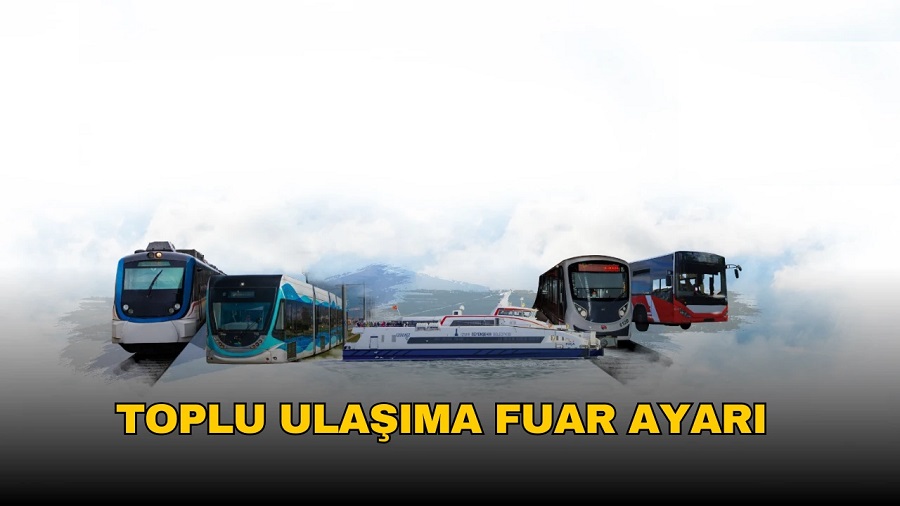 Toplu ulaşıma İzmir Enternasyonal Fuarı düzenlemesi yapıldı
