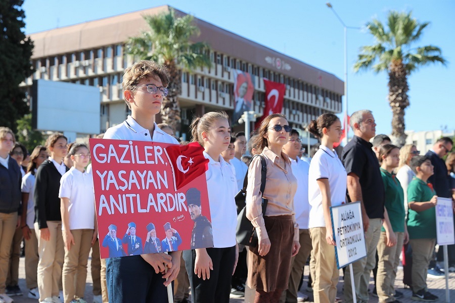Gaziler Günü’nün 104. Yılı Aliağa’da Kutlandı