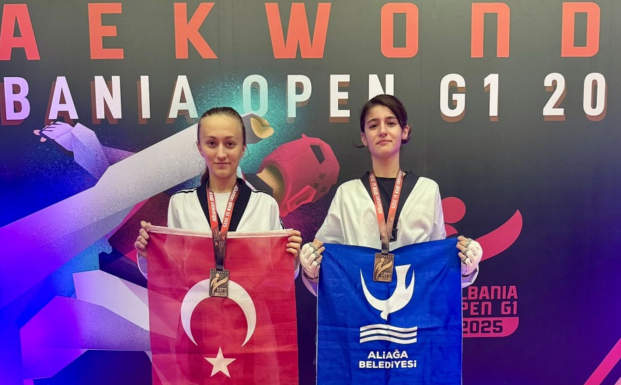 TİRAN'DAN ALİAĞA'YA 3 MADALYA GELDİ