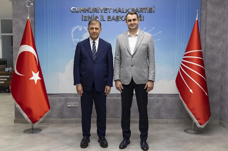 Başkan Tugay’dan CHP İl Başkanı Güç ve yönetimine hayırlı olsun ziyareti