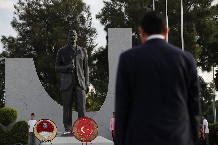 Aliağa, Ebedi Başkomutan Atatürk'ü Saygı ve Özlemle Anacak