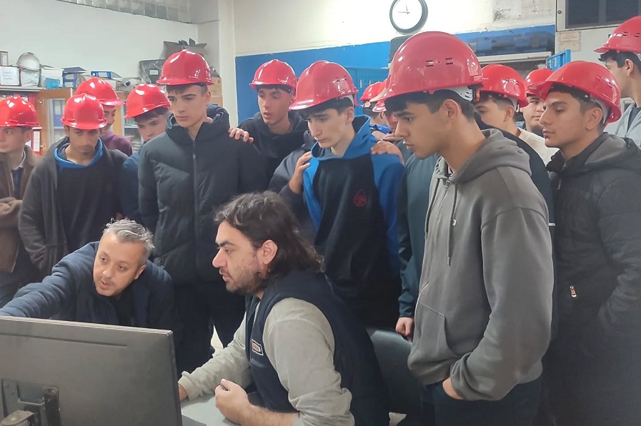TOBB - ALOSBİ Mesleki ve Teknik Anadolu Lisesi Öğrencilerinden Habaş A.Ş.'ye Teknik Gezi