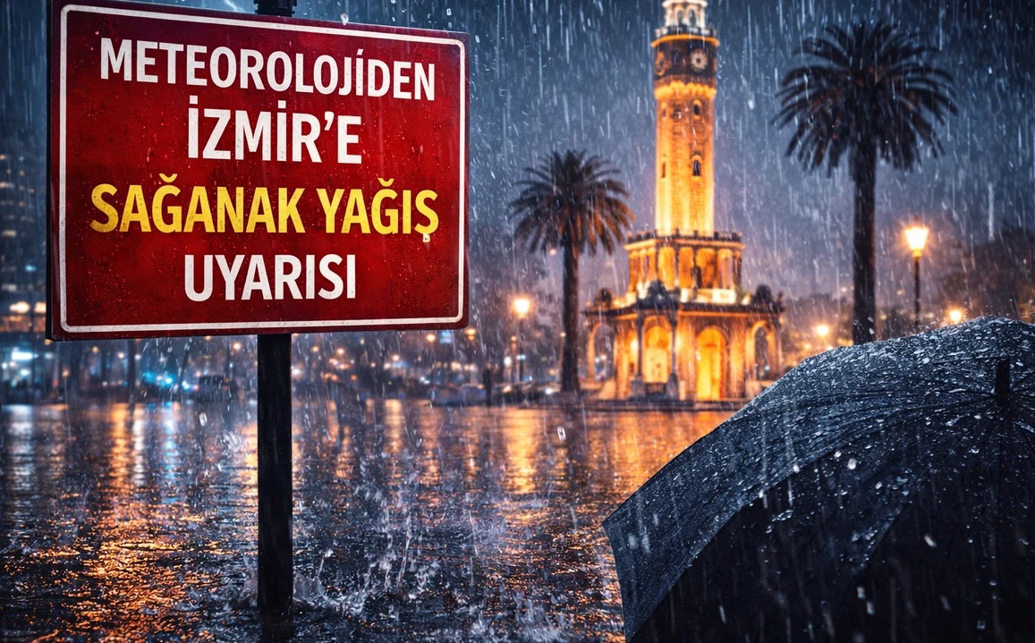 İzmir genelinde yağışlar bu gece başlıyor