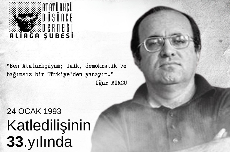 Uğur Mumcu, Katledilişinin 33. Yılında Aliağa’da Anılacak