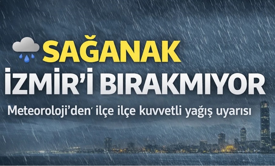 Meteoroloji'den İzmir'in hava durumu tahmininde dört gün yağış var