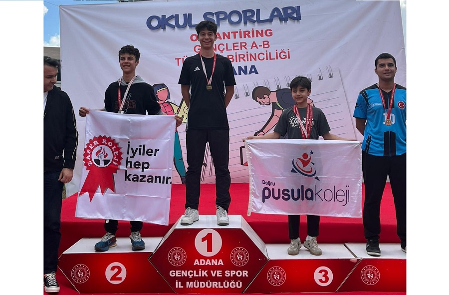 ALİAĞALI GENÇ SPORCU TÜRKİYE ORYANTİRİNG ŞAMPİYONU OLDU