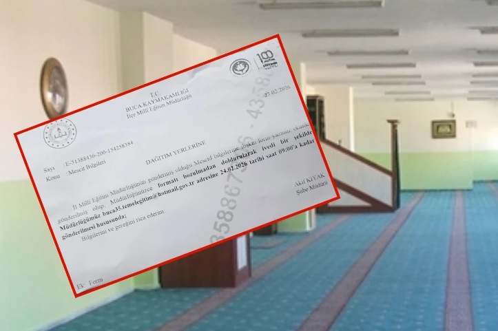 İzmir'de okullara mescit dayatmasına Eğitim Sen tepki gösterdi