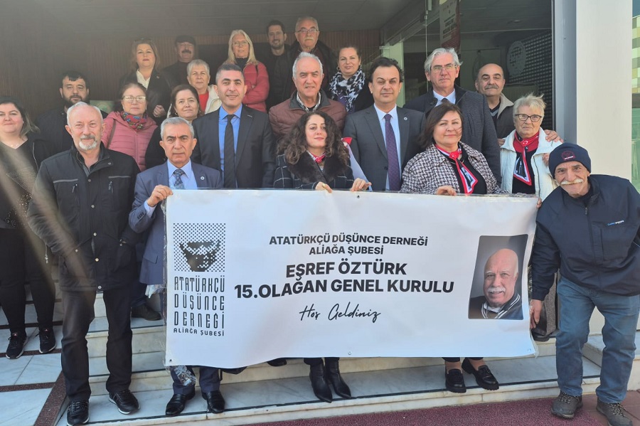 Atatürkçü Düşünce Derneği Aliağa'da 15. Olağan Genel Kurulu Tamamlandı