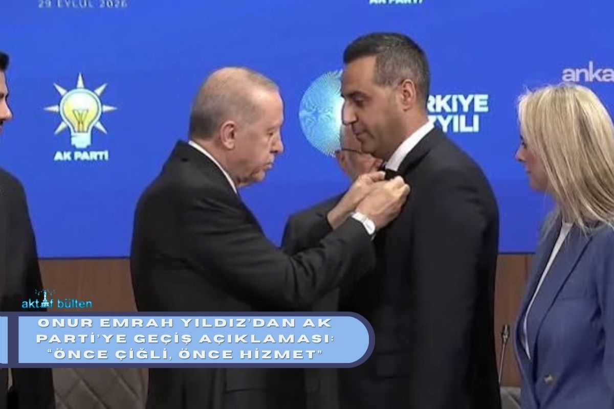 Onur Emrah Yıldız’dan AK Parti’ye geçiş açıklaması: “Önce Çiğli, önce hizmet”