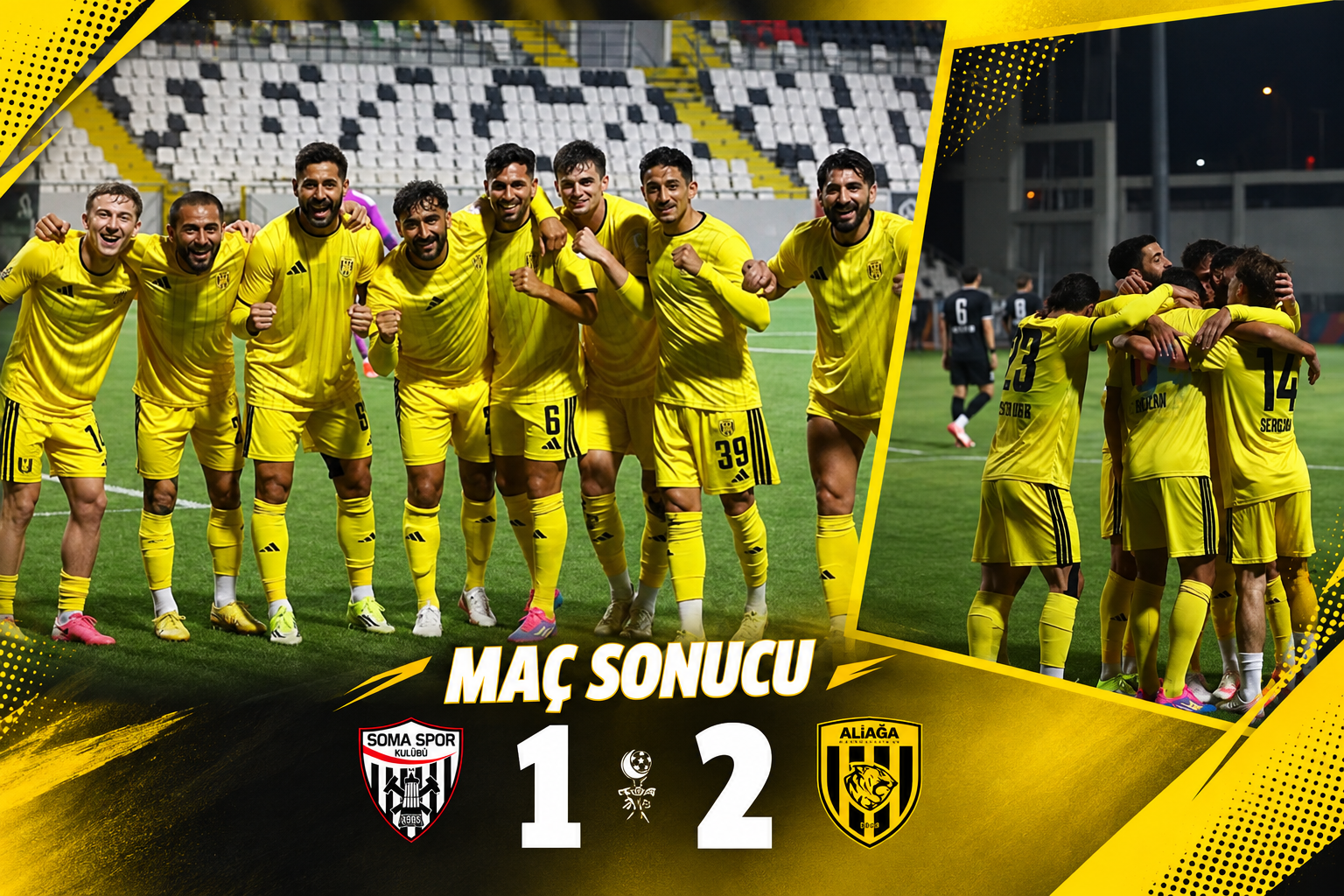 ALİAĞA FK DEPLASMANDA KAZANDI