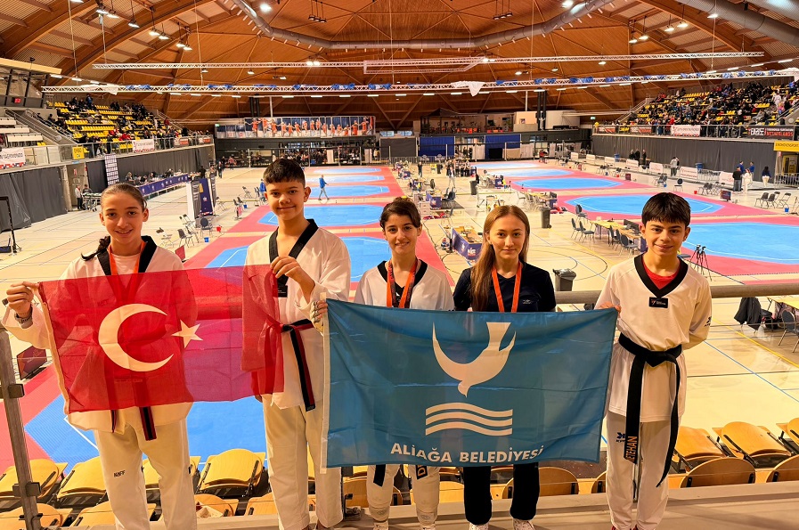 Aliağa’dan Uluslararası Taekwondo Başarısı