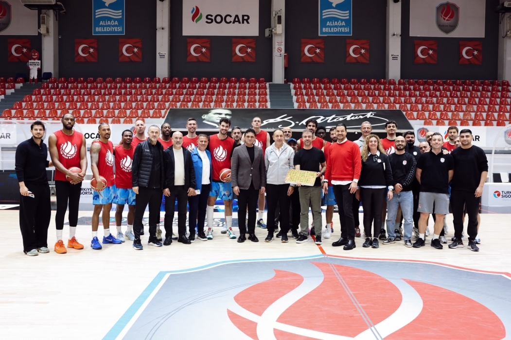 ACAR’DAN ALİAĞA PETKİM SPOR’A ANADOLU EFES MAÇI ÖNCESİ MOTİVASYON